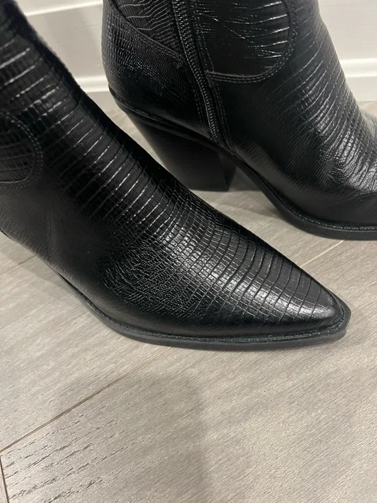 Aldo Women's Black Textured Knee-High Heeled Boot - Picture 7 of 11